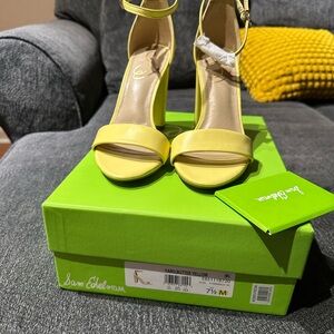 Sam Edelman Butter Yellow Heels
